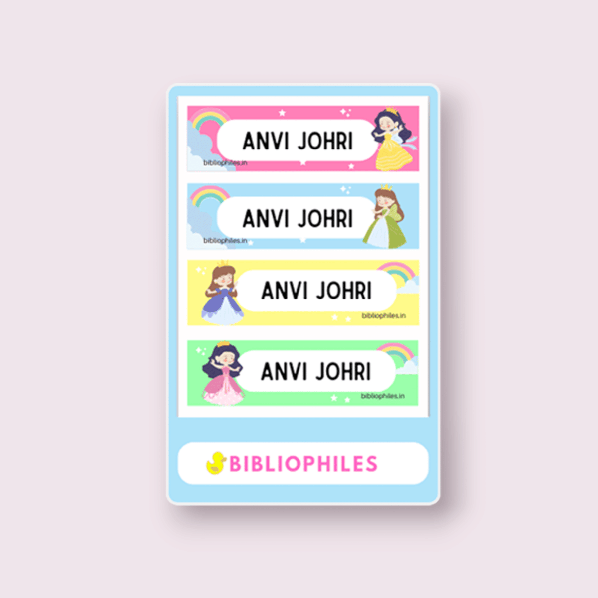 Waterproof Personalised Stickers - Zootii