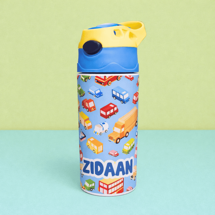 Zootii Personalised Water Bottle (Vehicles) - Zootii