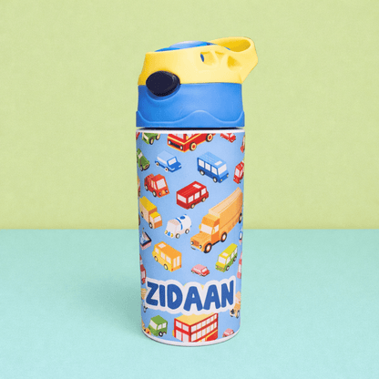 Zootii Personalised Water Bottle (Vehicles) - Zootii
