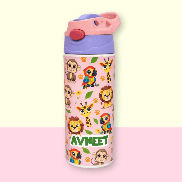 Zootii Personalised Water Bottle (Zootii - Peach) - Zootii