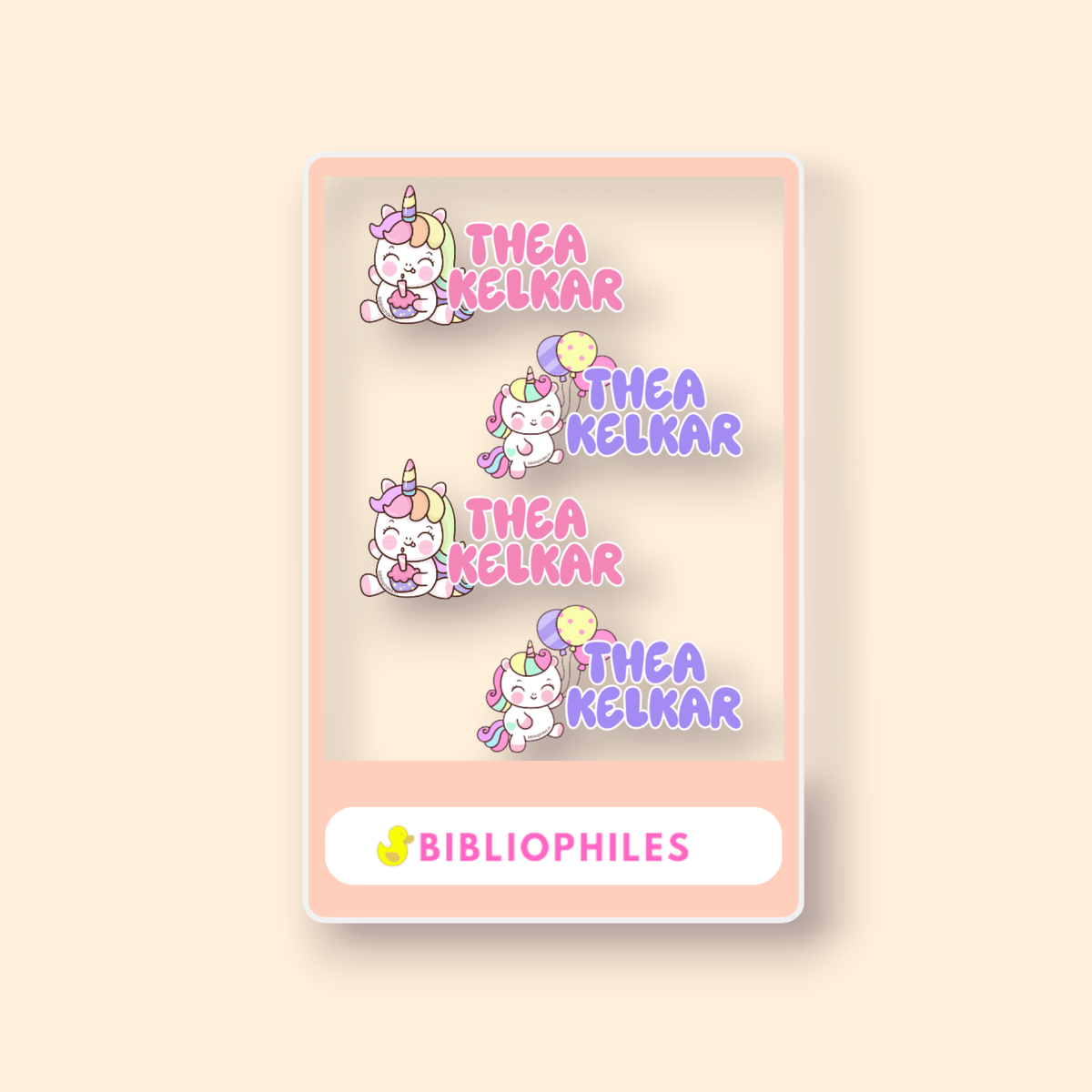 Unicorn themed personalized gifts for kids